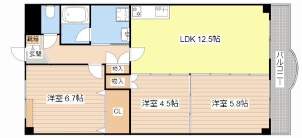 グリーンリーフの物件間取画像